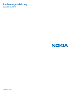 Bedienungsanleitung Nokia 222 Dual SIM Handy