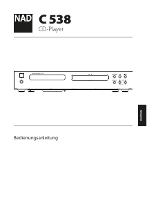 Bedienungsanleitung NAD C 538 CD-player