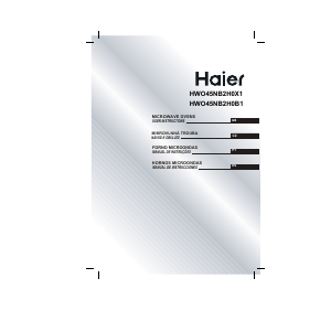 Manual Haier HWO45NB2H0B1 Micro-onda