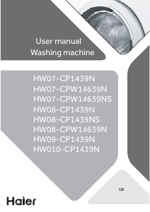 Mode d’emploi Haier HW09-CP1439N Lave-linge