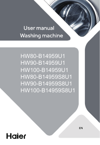 Manual Haier HW80-B14959STU1 Washing Machine