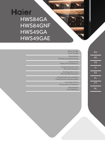 Manual Haier HWS84GNF(UK) Cave de vinho