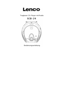 Bedienungsanleitung Lenco SCD-24 Discman