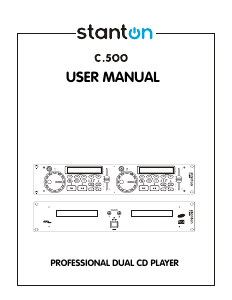 Manual Stanton C.500 CD Player