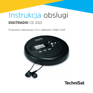 Instrukcja TechniSat CD 2GO Przenośny odtwarzacz CD