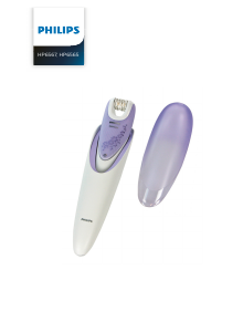 Manual Philips HP6565 Satinelle Epilator