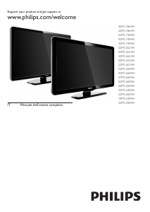 Manuale Philips 19PFL5404H LCD televisore
