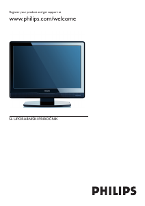 Priročnik Philips 26PFL5403D LCD-televizor