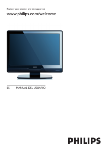 Manual de uso Philips 26PFL5403D Televisor de LCD