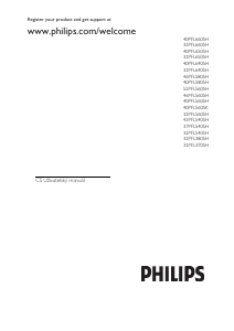 Manuál Philips 32PFL5605H LCD televize