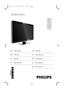 Manuál Philips Cineos 42PFL9603D LCD televize