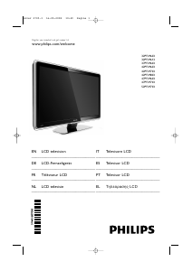 Manual de uso Philips Cineos 42PFL9603D Televisor de LCD