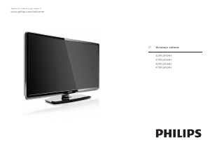 Vadovas Philips 37PFL8404H LED televizorius