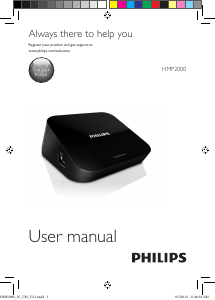 Manual Philips HMP2000 Media Player