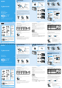 Käyttöohje Sony Cyber-shot DSC-W50 Digitaalikamera