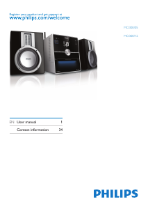 Manual Philips MCI300 Stereo-set