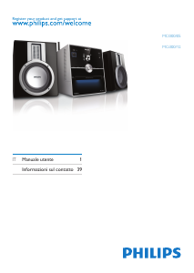 Manuale Philips MCI300 Stereo set