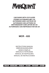 Handleiding MarQuant MCR-633 Autoradio