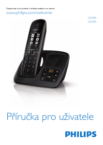 Manuál Philips CD4901B Bezdrátový telefon