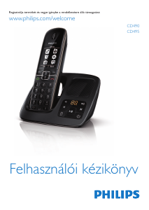 Használati útmutató Philips CD4901B Vezeték nélküli telefon