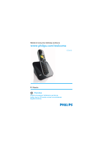 Käyttöohje Philips CD6501B Langaton puhelin