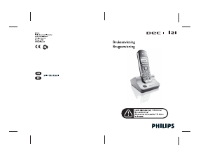 Bruksanvisning Philips DECT1212S Trådlös telefon