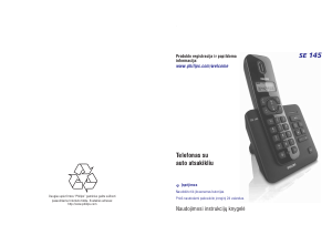 Vadovas Philips SE1451B Belaidis telefonas