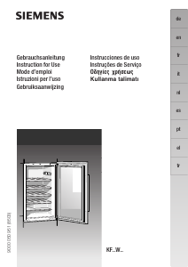 Manual Siemens KF18W461 Refrigerator