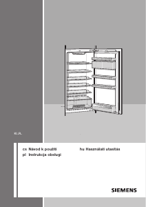 Használati útmutató Siemens KI24RE50 Hűtőszekrény