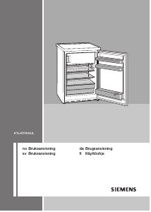Használati útmutató Siemens KT14RV21FF Hűtőszekrény