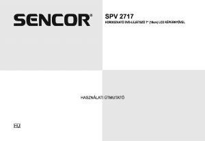 Használati útmutató Sencor SPV 2717 DVD-lejátszó