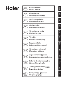 Manuale Haier HCE319F(UK) Congelatore