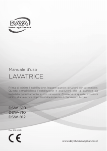 Manuale DAYA DSW-710 Lavatrice