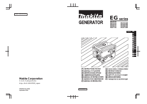 Manual Makita EG321A Generator