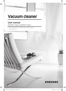 Manual Samsung VS20T7533T4 Vacuum Cleaner