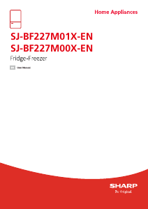 Manual Sharp SJ-BF227M00X-EN Fridge-Freezer