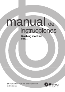 Manual Balay 3TS976XA Washing Machine