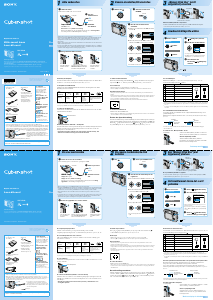 Bedienungsanleitung Sony Cyber-shot DSC-W100 Digitalkamera
