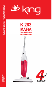 Manual King K 283 Mafia Vacuum Cleaner