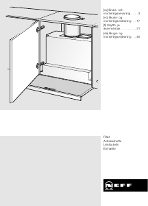 Käyttöohje Neff D4672X0 Liesituuletin