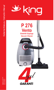 Manuale King P 276 Vento Aspirapolvere