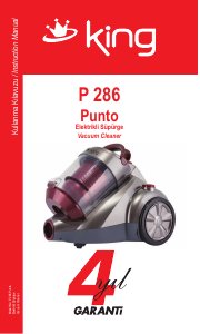 Manual King P 286 Punto Vacuum Cleaner
