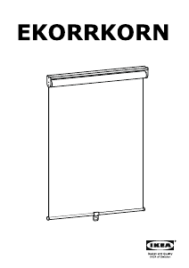 Посібник IKEA EKORRKORN Рулонна штора