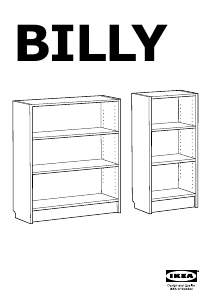 Kasutusjuhend IKEA BILLY (40x28x106) Raamaturiiul