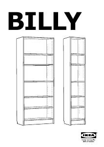 Manual IKEA BILLY (40x28x202) Bibliotecă