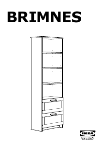 Manuale IKEA BRIMNES Libreria
