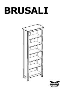 Manual IKEA BRUSALI Bookcase