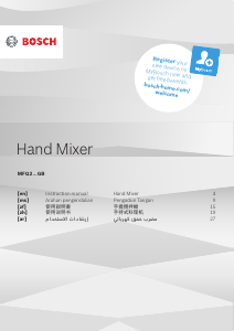 Panduan Bosch MFQ2420BGB Mixer Tangan