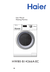 Bedienungsanleitung Haier HW80-B14266A-EC Waschmaschine