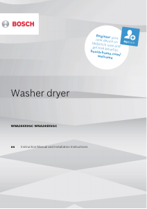 Manual Bosch WNA244X0GC Washer-Dryer